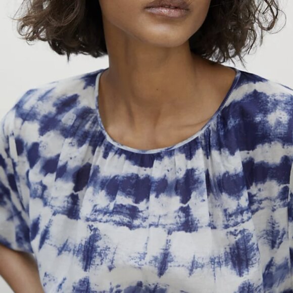 Mango Tie-Dye Print Open Back Dress | Size M - Picture 4 of 9